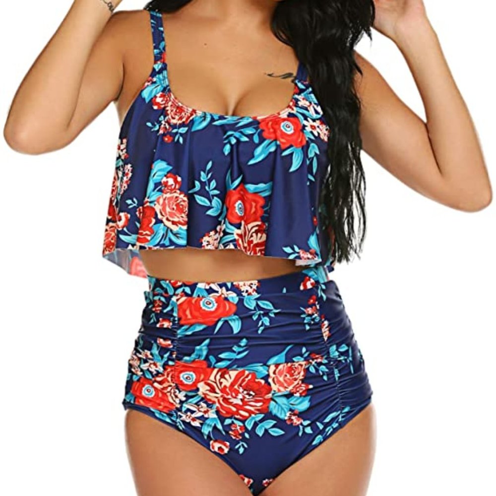 Avidlove High Waisted Bikini Swimsuit NEW